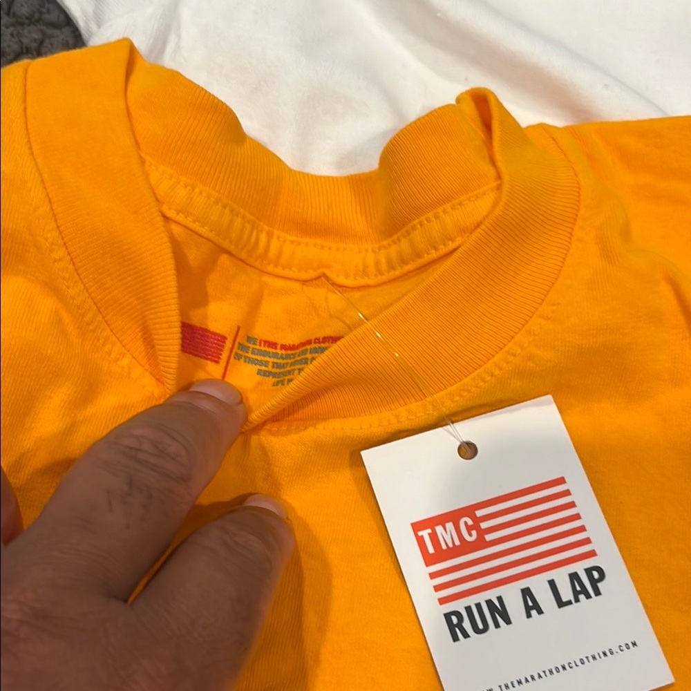 The Marathon Clothing Yellow Short Sleeve Tee